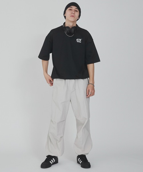 WEGO（ウィゴー）の「WEGO/ワンポイントロゴドロストT（Tシャツ/カットソー・メンズ・ブラック/ホワイト・LARGE/MEDIUM）」の21枚目の写真