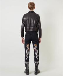 パンツ Christian dada embroidery wide slacks Christian dada embroidery wide slacks