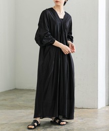 URBAN RESEARCH | ピンタックVネックワンピース(ワンピース)