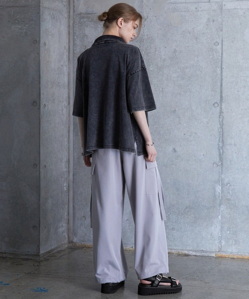 【SERACE】シャークハイソールダブルストラップサンダル(＋6㎝) SERACE】Shark high sole double strap sandal / シャークハイ