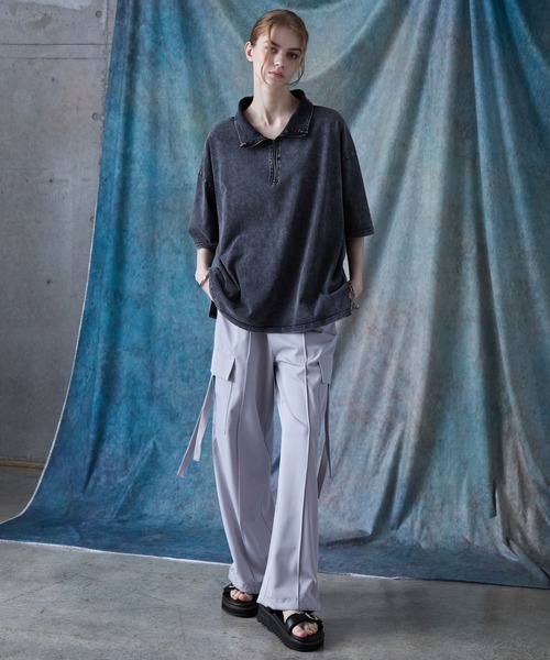 【SERACE】シャークハイソールダブルストラップサンダル(＋6㎝) SERACE】Shark high sole double strap sandal / シャークハイ