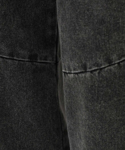 HARE（ハレ）の「カットアウトワイドデニムパンツ(HARE)（デニムパンツ・メンズ・グレー/ブラック・SMALL/MEDIUM）」の11枚目の写真