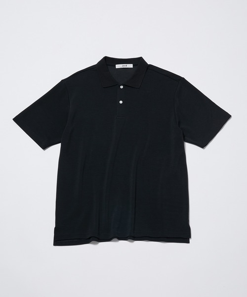 j.n.r.d(ジェー・エヌ・アール・ディー)の「j.n.r.d/エアーシルケットリラックスポロ(ポロシャツ・メンズ・ネイビー/ダークブラウン/ブラック・L/LL/M)」の1枚目の写真