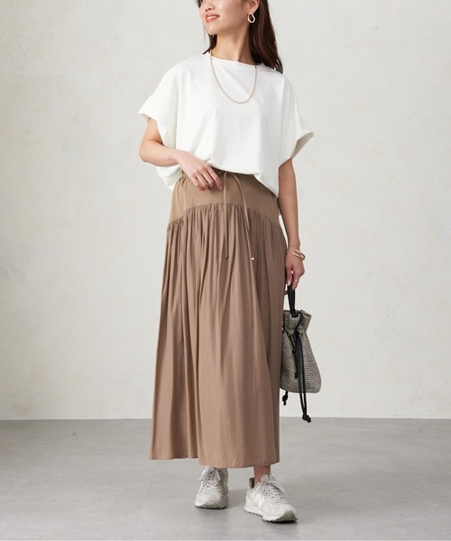 Chez toi（シェトワ）の「ショルダータックランダムリブプルオーバー（Tシャツ/カットソー・レディース・ブラック/オフホワイト/ブルー/イエロー・FREE）」の17枚目の写真
