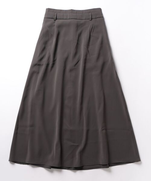 aimoha(アイモハ)の「【aimoha】ハイウエストフレアロングスカート(スカート・レディース・ダークグレー/ブラック・SMALL/MEDIUM/LARGE/X-LARGE)」の3枚目の写真