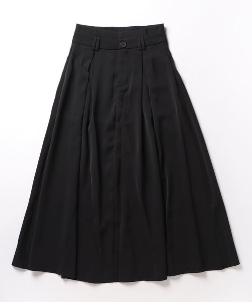 aimoha(アイモハ)の「【aimoha】ハイウエストフレアロングスカート(スカート・レディース・ダークグレー/ブラック・SMALL/MEDIUM/LARGE/X-LARGE)」の14枚目の写真