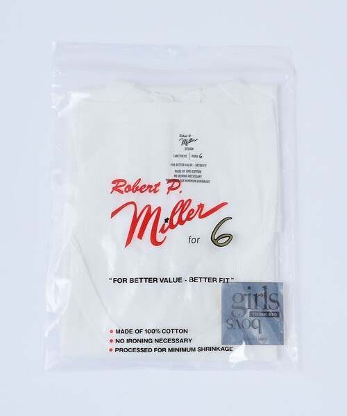 MILLER（ミラー）の「【別注】＜Robert.P.Miller×Tanc TOKYO × 6(ROKU)＞SOLID SHEER TANK TOP/タンクトップ（Tシャツ/カットソー・レディース・ブラック/ホワイト・FREE）」の4枚目の写真