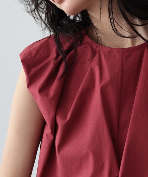 GALLEST（ギャレスト）の「◆タックフレンチスリーブブラウス（シャツ/ブラウス・レディース・ボルドー/ホワイト/ブラック・38）」の16枚目の写真