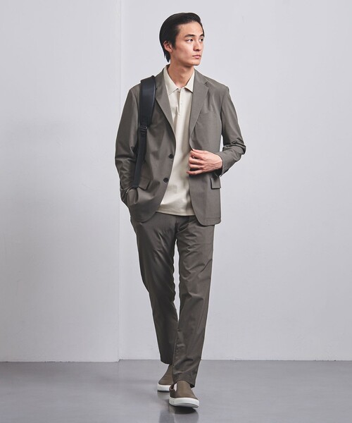 UNITED ARROWS（ユナイテッドアローズ）の「ポンチ ポロシャツ COZY -抗菌防臭・接触冷感-（ポロシャツ・メンズ・ナチュラル/ブラック/ホワイト/ネイビー・S/L/M/XL）」の10枚目の写真