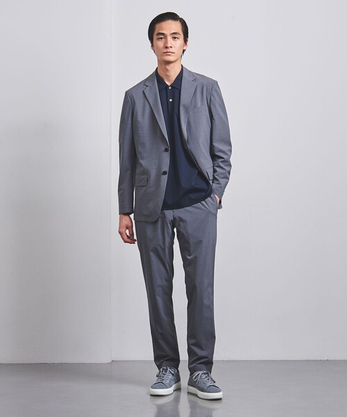 UNITED ARROWS（ユナイテッドアローズ）の「ポンチ ポロシャツ COZY -抗菌防臭・接触冷感-（ポロシャツ・メンズ・ナチュラル/ブラック/ホワイト/ネイビー・S/L/M/XL）」の12枚目の写真