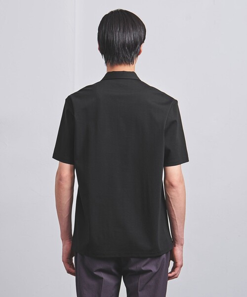 UNITED ARROWS（ユナイテッドアローズ）の「ポンチ ポロシャツ COZY -抗菌防臭・接触冷感-（ポロシャツ・メンズ・ナチュラル/ブラック/ホワイト/ネイビー・S/L/M/XL）」の15枚目の写真