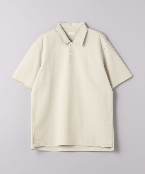 UNITED ARROWS（ユナイテッドアローズ）の「ポンチ ポロシャツ COZY -抗菌防臭・接触冷感-（ポロシャツ・メンズ・ナチュラル/ブラック/ホワイト/ネイビー・S/L/M/XL）」の16枚目の写真