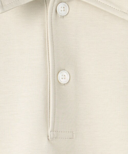 UNITED ARROWS（ユナイテッドアローズ）の「ポンチ ポロシャツ COZY -抗菌防臭・接触冷感-（ポロシャツ・メンズ・ナチュラル/ブラック/ホワイト/ネイビー・S/L/M/XL）」の21枚目の写真
