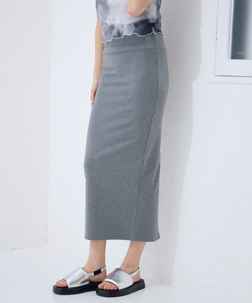 FOREVER 21（フォーエバー トゥエンティーワン）の「【2024SS】カットナロースカート（スカート・レディース・ブラック/グレー・MEDIUM/SMALL）」の2枚目の写真