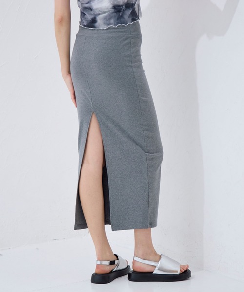 FOREVER 21（フォーエバー トゥエンティーワン）の「【2024SS】カットナロースカート（スカート・レディース・ブラック/グレー・MEDIUM/SMALL）」の17枚目の写真