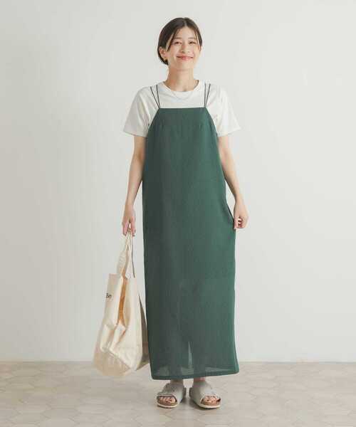 URBAN RESEARCH DOORS（アーバンリサーチドアーズ）の「『UR TECH』汗染み防止ベーシックTシャツ（Tシャツ/カットソー・レディース・ブルー/オフホワイト/ベージュ/チャコールグレー・MEDIUM）」の10枚目の写真