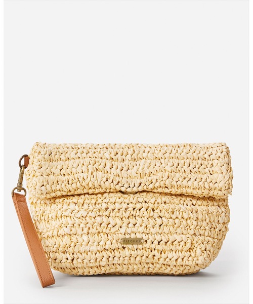rip curl(リップカール)の「【RIPCURL(リップカール)】L ESSENTIALS STRAW WALLET/ストラップ付きミニクラッチバッグ(クラッチバッグ・レディース・ナチュラル・FREE)」の2枚目の写真