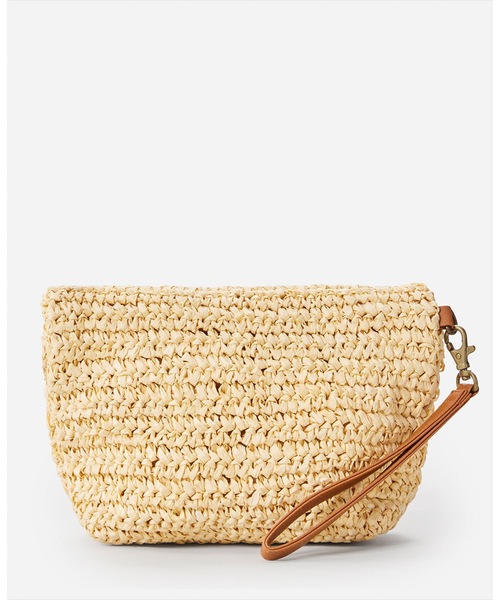 rip curl(リップカール)の「【RIPCURL(リップカール)】L ESSENTIALS STRAW WALLET/ストラップ付きミニクラッチバッグ(クラッチバッグ・レディース・ナチュラル・FREE)」の3枚目の写真