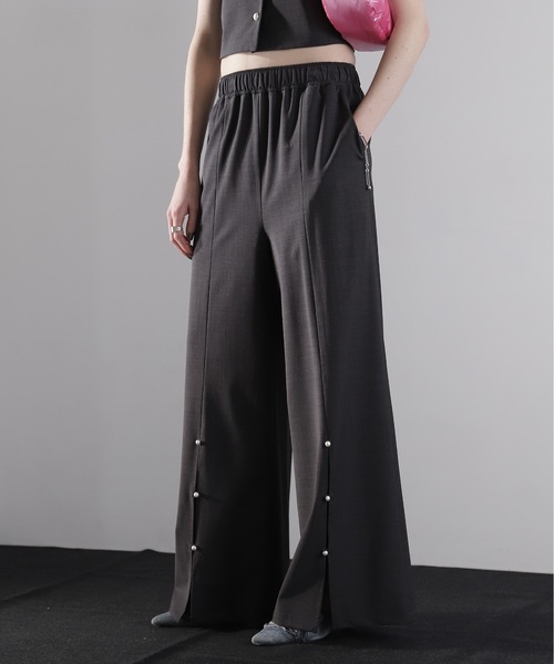 「CREOLME」 パンツ SMALL グレー レディース