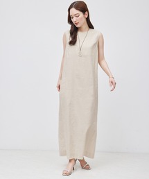 ROPE' | 麻混ノースリーブワンピース(ワンピース)