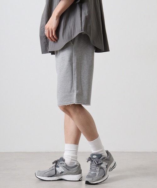 FUNALIVE(ファンアライブ)の「裏毛ショーツ裾カットオフ(その他パンツ・メンズ・ホワイト/杢グレー/ネイビー/ブラック・L/M/LL)」の11枚目の写真