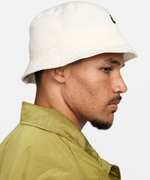 NIKE(ナイキ)の「NIKE APEX BUCKET HAT FB5381(ハット・メンズ・ブラック/ベージュ/ホワイト・ONE SIZE)」の9枚目の写真