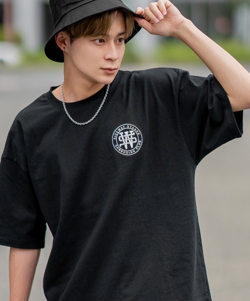 SIDEWAY STANCE（サイドウェイスタンス）の「【SIDEWAY STANCE】オリジナル グラフィック プリント/ワッペン刺しゅう 半袖Tシャツ（Tシャツ/カットソー・メンズ・ブラック/ホワイト/レッド/ホワイト系1/パープル系/グレー系/ホワイト系/ブラック系1/カーキ系1/ブラック系/ブラック系3/ホワイト系4/レッド系4/ホワイト系2/グレー系2/パープル系3/グレー系3/グレー系4/ブラック系2/カーキ系2/ホワイト系3/ブラック系4/ホワイト系5/ホワイト系6/ブラック系6/カーキ系6/パープル系5/ブラック系5/ホワイト系7/ブラック系7/ブルー系7・SMALL/MEDIUM/LARGE/X-LARGE）」の14枚目の写真