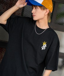 【SIDEWAY STANCE】オリジナル グラフィック プリント/ワッペン刺しゅう 半袖Tシャツ