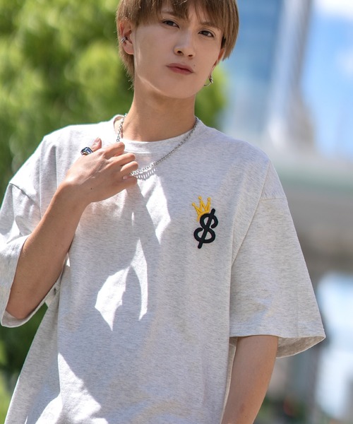 SIDEWAY STANCE（サイドウェイスタンス）の「【SIDEWAY STANCE】オリジナル グラフィック プリント/ワッペン刺しゅう 半袖Tシャツ（Tシャツ/カットソー・メンズ・ブラック/ホワイト/レッド/ホワイト系1/パープル系/グレー系/ホワイト系/ブラック系1/カーキ系1/ブラック系/ブラック系3/ホワイト系4/レッド系4/ホワイト系2/グレー系2/パープル系3/グレー系3/グレー系4/ブラック系2/カーキ系2/ホワイト系3/ブラック系4/ホワイト系5/ホワイト系6/ブラック系6/カーキ系6/パープル系5/ブラック系5/ホワイト系7/ブラック系7/ブルー系7・SMALL/MEDIUM/LARGE/X-LARGE）」の22枚目の写真