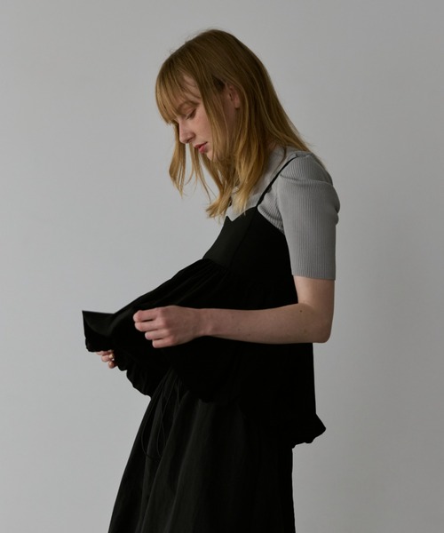 Happy John（ハッピージョン）の「balloon bustier/バルーンビスチェ（ベスト・レディース・ブラック/ホワイト・FREE）」の5枚目の写真