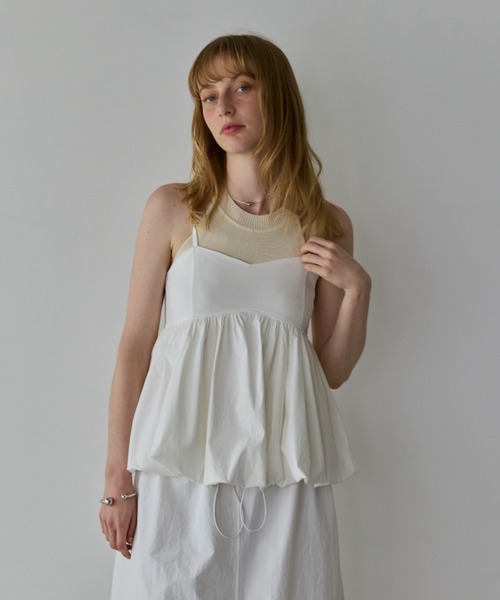 Happy John（ハッピージョン）の「balloon bustier/バルーンビスチェ（ベスト・レディース・ブラック/ホワイト・FREE）」の13枚目の写真