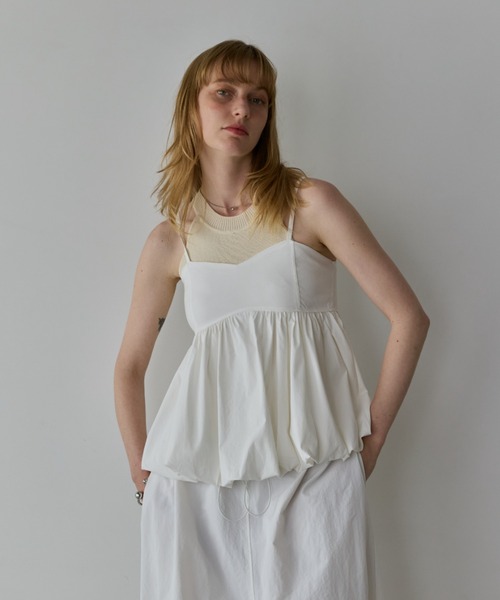 Happy John（ハッピージョン）の「balloon bustier/バルーンビスチェ（ベスト・レディース・ブラック/ホワイト・FREE）」の15枚目の写真