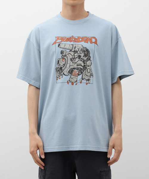 BRAIN DEAD ブレインデッド　クルーネック　ニット　ブルー BRAIN DEAD(ブレインデッド) ドット柄ニット グリーン サイズ L