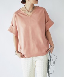 un dix cors | 《二の腕・お腹カバー・リバイバルアイテム》ニュアンススリーブブラウス(シャツ/ブラウス)