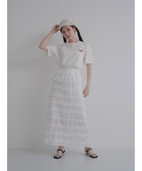 JUMELLE（ジュメロ）の「ribbon beret（ハンチング/ベレー帽・レディース・ブラック/アイボリー・FREE）」の17枚目の写真