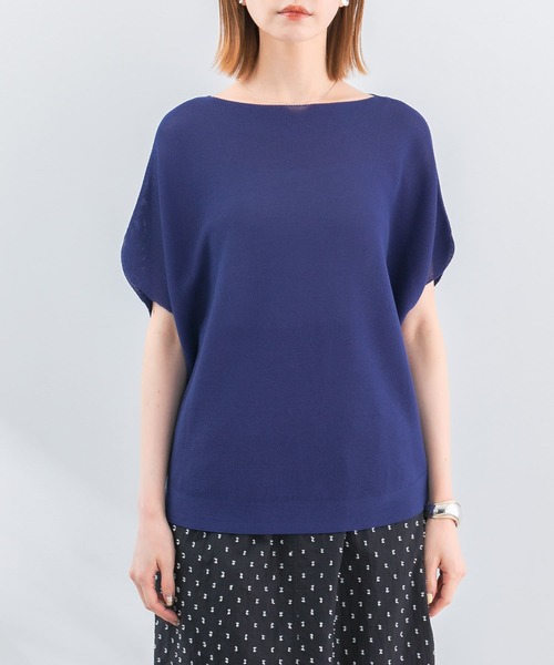 ボートネックガーターホールニット URBAN RESEARCH ROSSO WOMEN（アーバンリサーチ ロッソ）の「ボート