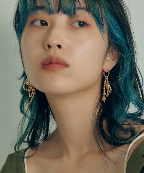 GOLDY（ゴールディ）の「アッセンブル メタル ボール フープ ピアス（ピアス（両耳用）・レディース・ゴールド/シルバー・FREE）」の6枚目の写真