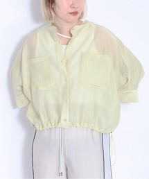 cepo | バンドカラードルマンスリーブドロストシャツ(シャツ/ブラウス)