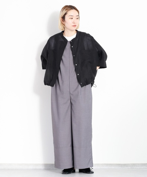 cepo(セポ)の「バンドカラードルマンスリーブドロストシャツ(シャツ/ブラウス・レディース・オフホワイト/ライム/ブラック/サックスブルー・M)」の13枚目の写真