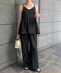 RANAN | デニムキャミビスチェセットアップ(セットアップ)