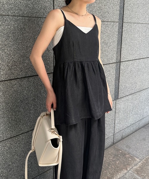 RANAN（ラナン）の「デニムキャミビスチェセットアップ（セットアップ・レディース・ブルー/ブラック・LL/M/L）」の15枚目の写真