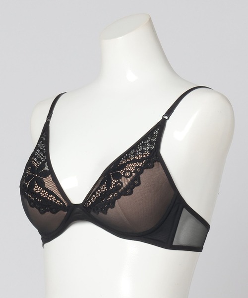 bijorie(ビジュリィ)の「【bijorie】メリハリブラ/Flower Stamp series(ブラジャー・レディース・オフホワイト/カーキ/ブラック・LARGE/LG/MG/MEDIUM)」の10枚目の写真