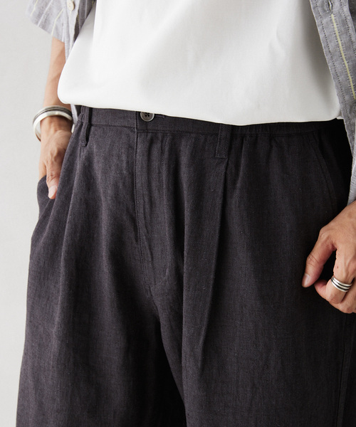 JOURNAL STANDARD relume（ジャーナルスタンダード　レリューム）の「European Flax / ヨーロピアンフラックス リネンイージースラックス（スラックス・メンズ・ナチュラル/ブラック系その他/コバルトブルー・LARGE/MEDIUM）」の20枚目の写真