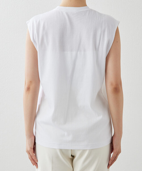 【ウィムガゼット】フォトノースリーブTシャツ Whim Gazette tシャツ フォトノースリーブTシャツ レディース