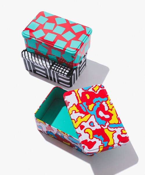 bpr BEAMS(ビーピーアール ビームス )の「Sowden / George Sowden Rectangular Tin(収納グッズ・レディース・レッド系その他/ブラック系その他/グリーン系その他・FREE)」の10枚目の写真