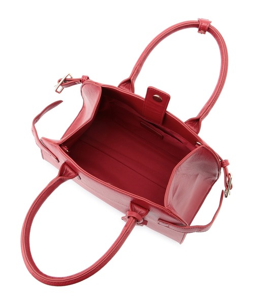 VIS(ビス)の「【大容量】【2WAY】キーチャーム付きボストンバッグ(トートバッグ・レディース・ベージュ系その他2/ブラック/レッド系その他2・FREE)」の12枚目の写真