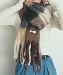 チェックボリュームマフラー