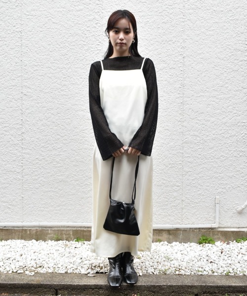 kiehtova(キエトヴァ)の「【kiehtova】amabile dress ワンピース(ワンピース・レディース・ブラック/ネイビー/ホワイト・FREE)」の4枚目の写真