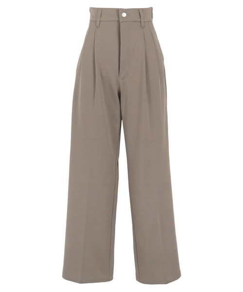 KOBE LETTUCE（コウベレタス）の「お腹ポッコリ解消ストレートパンツ（スラックス・レディース・モカ/ブラック/カーキ・TM/PL/M/PM/TL/L/XL）」の4枚目の写真