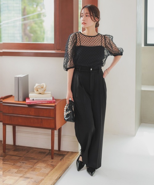 【Cider】ベルベット ストレート レッグ パンツ Shop the Latest Women's Pants Collection | Cider Fashion - Cider